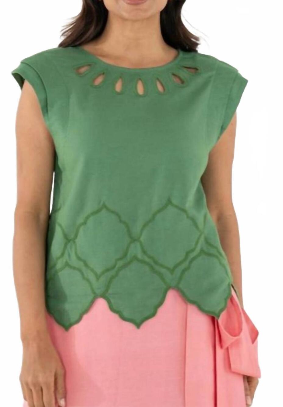 NEW EMILY MCCARTHY hatti tank in green